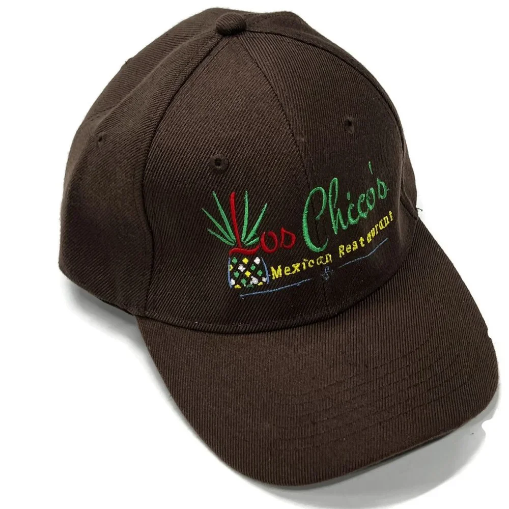 Chico's Mexican Restaurant Hat Wool‎ Blend Adjustable Cap Brown